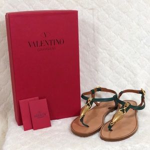 [SOLD] Authentic Valentino Garavani Leather Sandal
